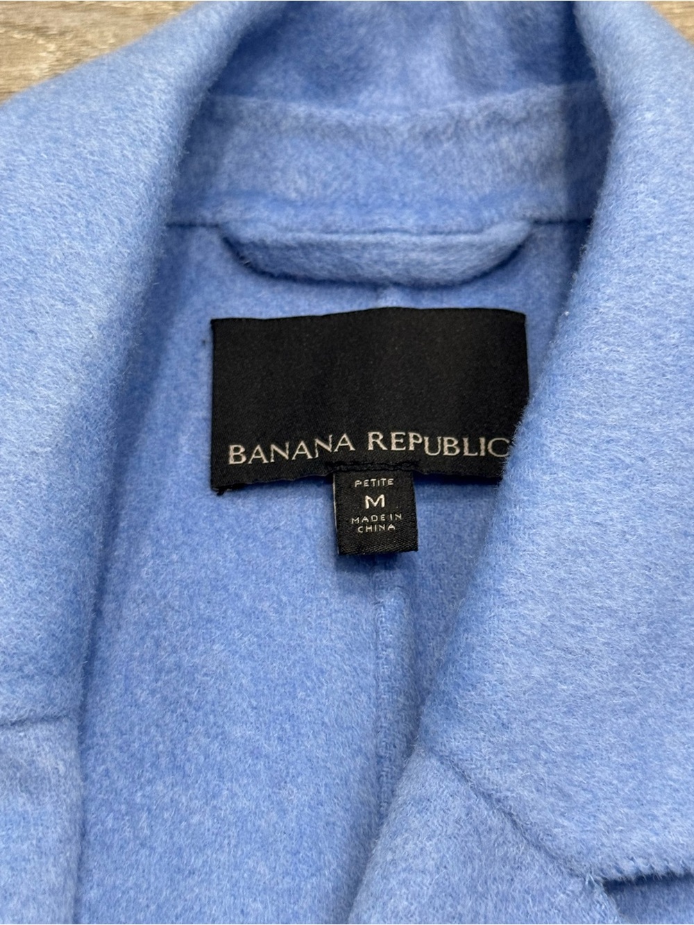 Banana Republic Light Blue Wool Coat - Picture 4 of 5